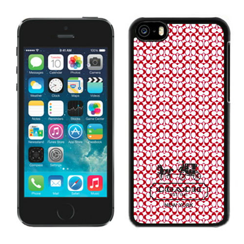 Coach In Confetti Signature Red iPhone 5C Cases DRK | Coach Outlet Canada